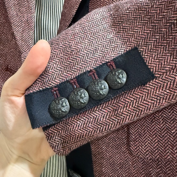 Veronica Beard Burgundy Fall Blazer - Picture 5 of 5